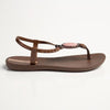 Ipanema Oval Trim Thong Sandals - Brown-Ipanema-Buy shoes online