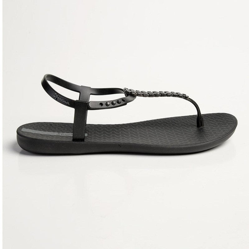 Ipanema Reba Glam Thong Sling Back Sandals - Black | Shoe Box Online Store