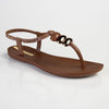 Ipanema Rumi Ladies Thong Sandals - Brown-Ipanema-Buy shoes online