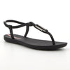 Ipanema Slingback Knotted Thong Sandals - Black-Ipanema-Buy shoes online