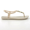 Ipanema Slingback Sandal With Trim - Beige / Gold