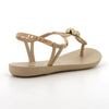 Ipanema Slingback Sandal With Trim - Beige/Silver-Ipanema-Buy shoes online