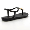 Ipanema Slingback Sandal With Trim - Black/Gold-Ipanema-Buy shoes online