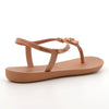 Ipanema Slingback Thong Sandal with Metal - Brown-Ipanema-Buy shoes online