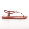 Ipanema Slingback Thong Sandals with Gold Trim - Pink/Rose-Ipanema-Buy shoes online