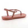 Ipanema Slingback Thong Sandals with Gold Trim - Pink/Rose-Ipanema-Buy shoes online