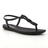 Ipanema Slingback Thong Sandals with Knotted Rope - Black-Ipanema-Buy shoes online