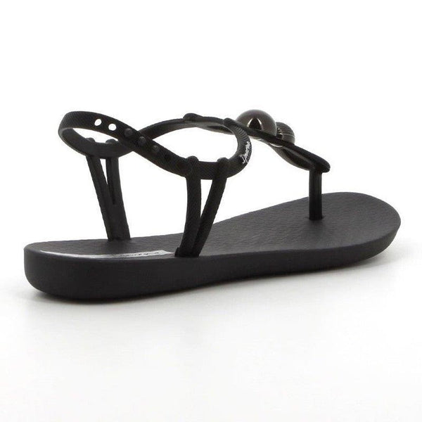 Ipanema Slingback Trim Sandals - Black / Silver-Ipanema-Buy shoes online