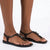 Ipanema Slingback Trim Sandals - Black / Silver