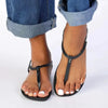 Ipanema Stone T-Bar Thong Sandals - Black