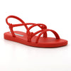 Ipanema Strappy Sandal With Back Strap - Red-Ipanema-Buy shoes online