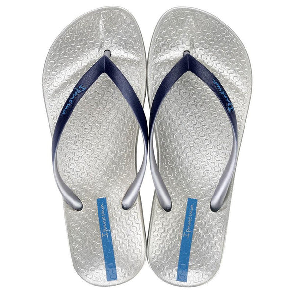 Ipanema Thong Sandal - Silver/Blue-Ipanema-Buy shoes online