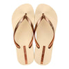 Ipanema Thong Slip On Sandal - Beige/Copper-Ipanema-Buy shoes online