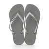 Ipanema Thong Slip On Sandal - Grey/Silver-Ipanema-Buy shoes online