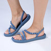 Ipanema Tia Ladies Sling back Sandals - Blue-Ipanema-Buy shoes online