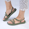 Ipanema Tia Ladies Sling back Sandals - Green-Ipanema-Buy shoes online