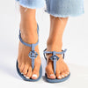 Ipanema Trim Sandal With Slingback - Blue-Ipanema-Buy shoes online