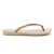 Ipanema Wave Sandals - Beige/Gold Patent