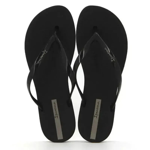 Ipanema Wave Sandals - Black Patent