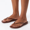 Ipanema Wave Sandals - Brown Patent