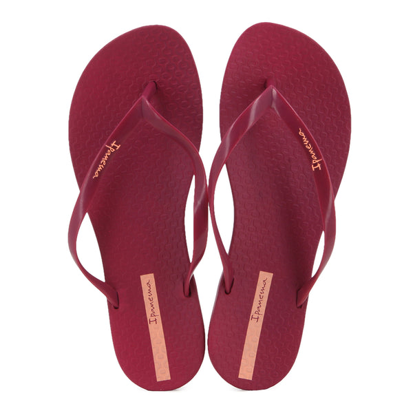 Ipanema Wave Sandals - Burgundy Patent