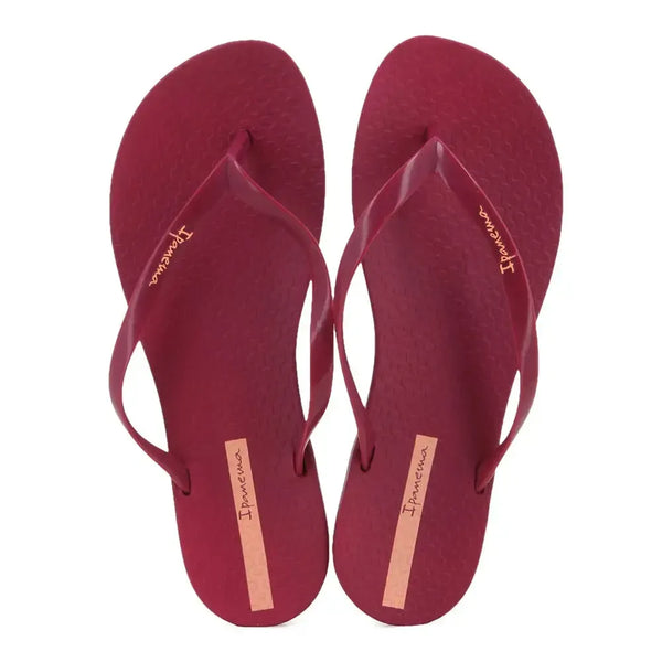Ipanema Wave Sandals - Burgundy Patent