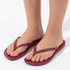 Ipanema Wave Sandals - Burgundy Patent