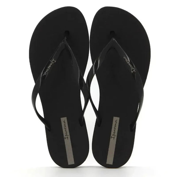 Ipanema Wave Sandals - Black Patent