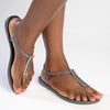 Ipanema Weave Trim Back Strap Sandals - Grey-Ipanema-Buy shoes online