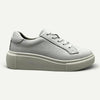 Julz Bayley Leather Sneaker - White Pebble