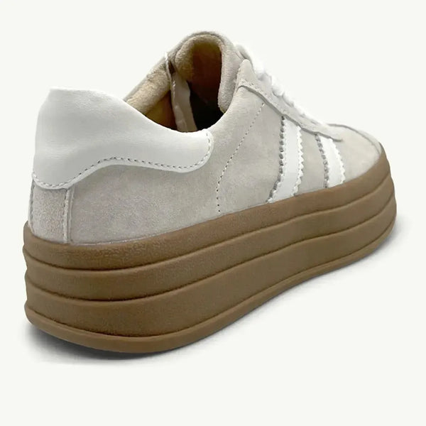 Julz Bree Leather Sneaker - White