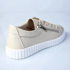 Julz Callie Leather Sneaker - Beige