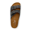 Julz Chicago Leather Sandal - Pewter