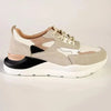 Julz Dara Leather Sneaker - Beige Multi