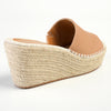 Julz Demi Leather Espadrille Mule Wedge - Tan-Julz-Buy shoes online