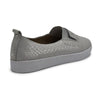 Julz Fran Leather Metalic Slip On- Silver-Julz-Buy shoes online