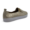 Julz Fran Leather Metallic Slip On- Gold-Julz-Buy shoes online