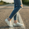 Julz Gina Leather Sneaker - Gold