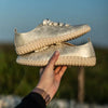 Julz Gina Leather Sneaker - Gold