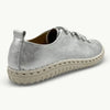Julz Gina Leather Sneaker - Silver