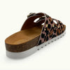 Julz Hudson Leather Sandal - Leopard