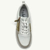 Julz Iris Leather Sneaker - White/Gold