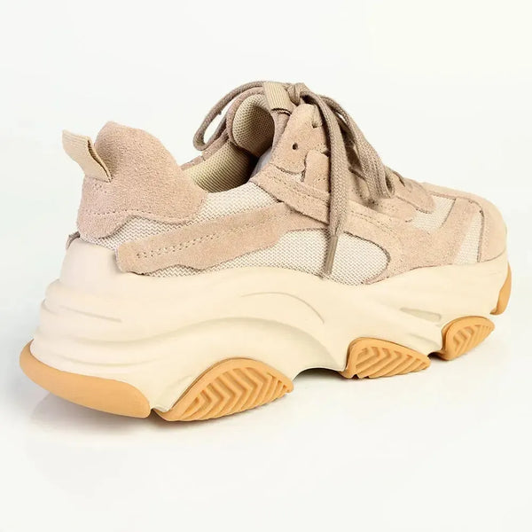Julz Jess Leather Sneaker - Beige