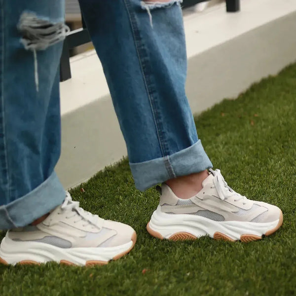 Julz Jess Leather Sneaker - Off White