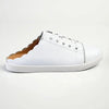 Julz Luka Leather Mule Slip On Sneaker - White