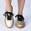 Julz Lumi Leather Sneaker - Gold