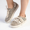 Julz Lyla Leather Sneaker With Leopard Print - Grey Leopard-Julz-Buy shoes online