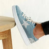 Julz Mia Leather Sneaker - Light Blue