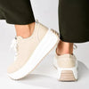 Julz Raya Leather Sneaker - Cream