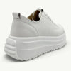 Julz Raya Leather Sneaker - White Snake